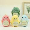 Adorable Plush Dinosaur Keychain Cute Fat Ball Dinosaur Backpack Accessory Soft Pp Cotton Stuffed Animal