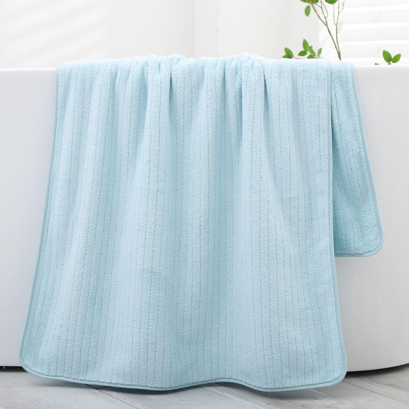 70x140cm Adult Bath Towel for Both Men Women Absorbent Quick Drying Less Prone To Shedding Hair Enlarged Wearable Bath Towel Couple Style Shower Robe