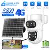 YOOSEE Ai Doppia Lente AOV Fotocamera Solare HD 10MP Fotocamera SIM 4G Batteria 7800mAh Impermeabile Visione Notturna CCTV Tracciamento Mobile Interfono Bidirezionale Videocamera