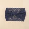 Women's Vintage Lace Hollow Out Wide Elastic Wrap Headband for Casual Everyday Wear