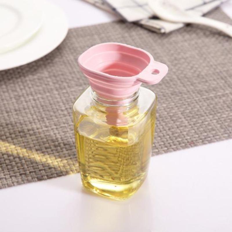 Mini funil retrátil para perfume de óleo, ferramenta de transferência de líquidos para cozinha doméstica