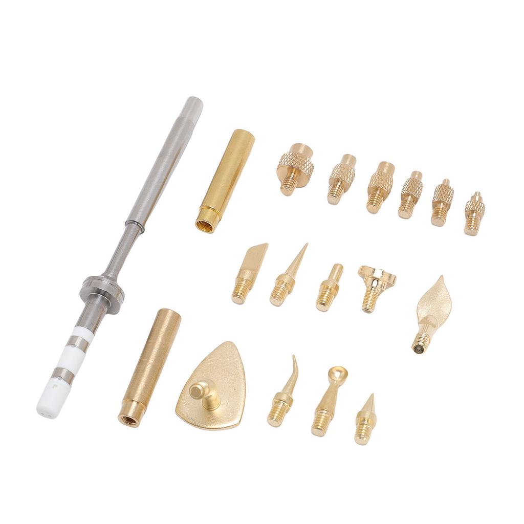 Hitze-Setzwerkzeug 3D-Druck Glättwerkzeug-Set Hitze-Einpressmutter Eisenspitze für Modellveredelung