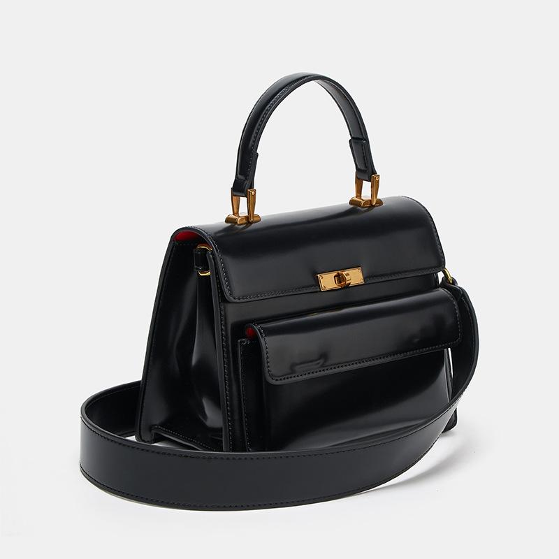 Spring and Summer Simple and Versatile Handbag, Fashionable Wide Shoulder Strap, Single-shoulder Crossbody Small Square Bag