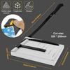 Paper Cutting Tool Metal Blade Machine Paper Cutter With Blade Lock For Cardstock Pos Postcards Crafting Office Supplies