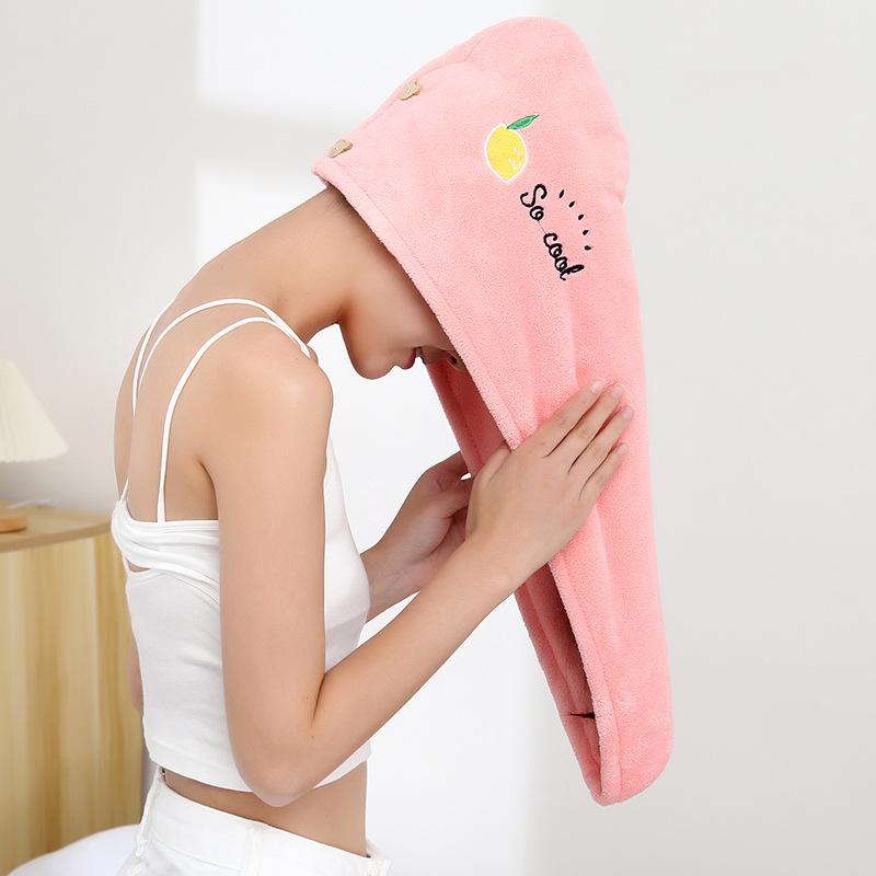 Dry Hair Cap Bath Cap with Water Absorption Fast Dry Hair Towel Being Soft without Falling Hair Super Strong Water Absorption