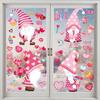 Valentine's Day Insulation Electrostatic Window Sticker Goblin Dwarf Dwarf Showcase Doors and Windows Glass