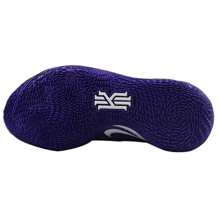 Nike Kyrie Low 2 Slip Resistant Abrasion Resistant Low Top Basketball Shoes Men's White Purple CN9827-106