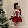 Sex underwear pure desire wind christmas bunny suit qqny pajamas uniform seduction clothes women