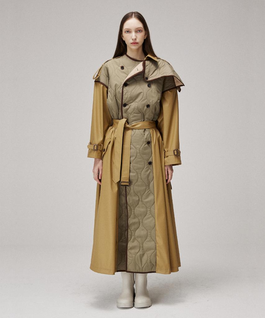 Mmam Quilting Signature Trench Coat