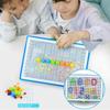 Colorful Mushroom Nail Puzzle DIY Pegboard Set Montessori Mushroom Nail Building Blocks  Kids
