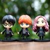 Harry Potter Q Version Anime Figurines: Hermione, Ron, Malfoy - Collectible Blind Box Table Decor
