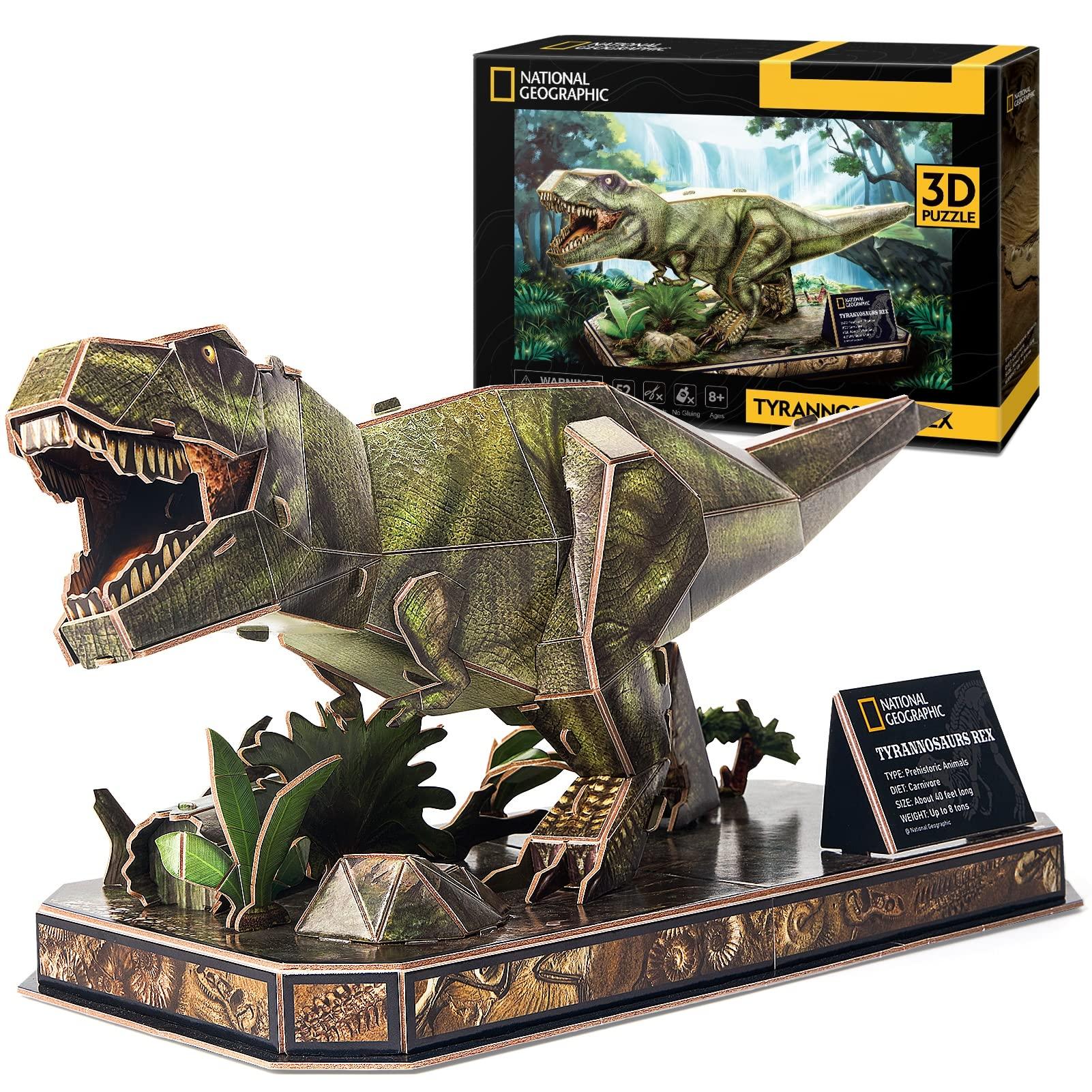 

Cubic Fan 3D Puzzle Craft Kit No Glue or Tools Required Tyrannosaurus Rex DS1051h