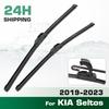 For KIA Seltos 2019-2023 2020 2021 2022 Wiper Front Wiper Blades Windshield Windscreen Window Brush 24"+18