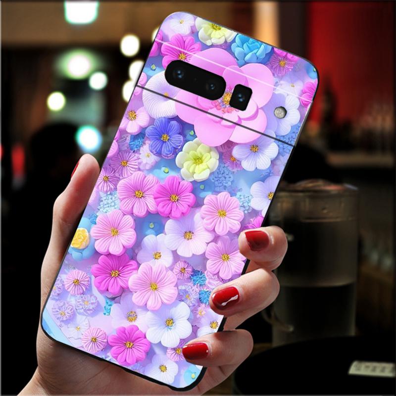 

Flowers Phone Case For Google Pixel 10 9 Pro XL 9A 8 7 6 Pro Pixel 8A 7A 6A Pixel 8 7 6 5 Google Pixel 6 Pro