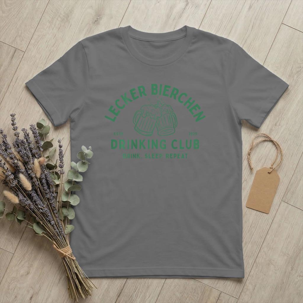 Unisexs Lecker Bierchen Club Bier T-Shirt Malle Daydrinking 100% Baumwolle Merch Großartiges Kurzarm Rundhals T-Shirt TShirt