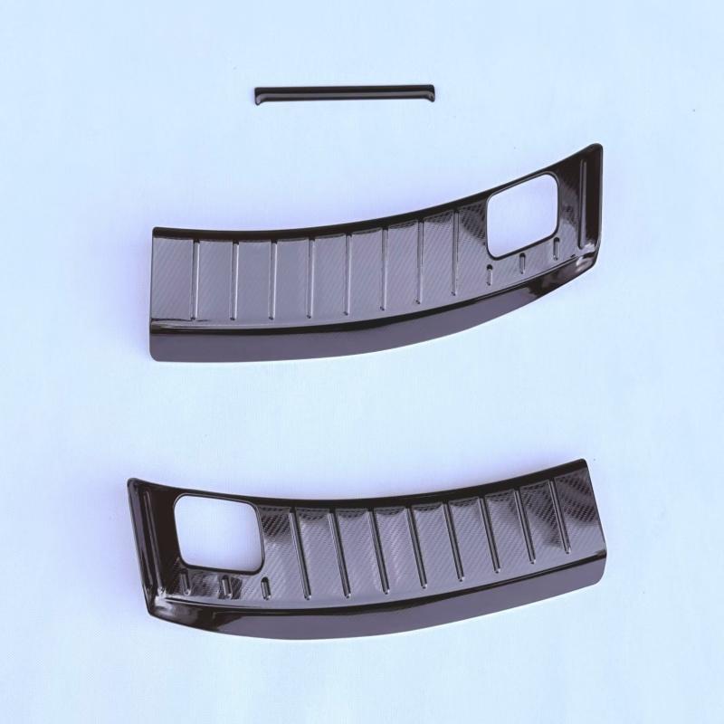 For Mazda CX-70 CX70 2024 2025 Stainless Steel Rear Bumper rear Door Inner Tail Prevent Scuff Plate Sill Guard Cover Trim
