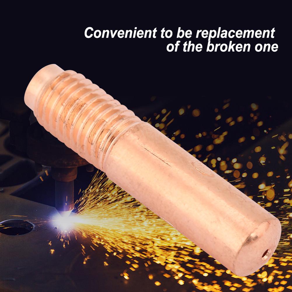 10pcs Mig Welding Contacts Tips 035 0.9MM, Copper Material, Contacts Tips, Common Consumables for Welding