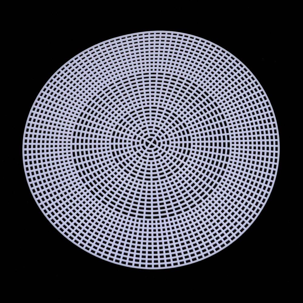 White Accessories DIY Knitted Piece Grid Plate Woven Material for Weaving Bags