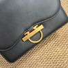 [Gebraucht] Gancini Schwarze Leder Crossbody Tasche - Sehr Gut #13VHABV
