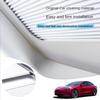 For Tesla Model 3 Roof Sun Shade Retractable Sunroof Sunshade Front Rear Roof Sun Visor Protection Modification Accessories 2023