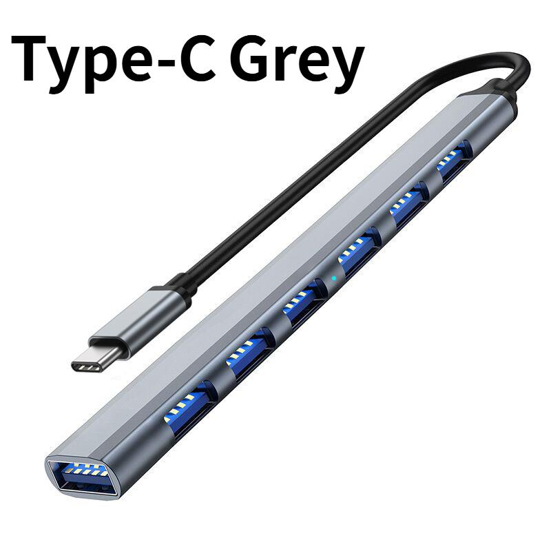 7-in-1 USB C Docking Station USB 3.0 HUB Type C HUB Adapter 5Gbps High Speed USB C Splitter OTG Adapter for PC Laptop Macbook