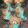 Kawaii Schläfriger Bär Plüschtier Niedliches Spielzeug Gute Nacht Serie Puppe Mit Handtuch Ultra Weiches Kuschelkissen Für Kinder Schlafzimmer Dekoration