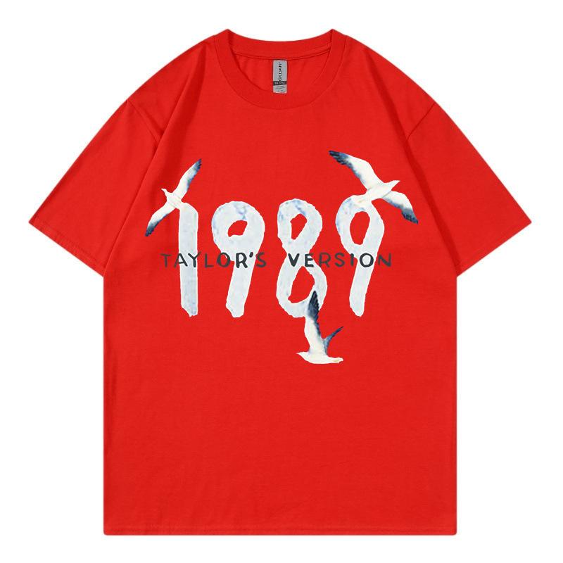 New Men's Taylor Swift Cotton Printed Men's and Women's Short Sleeve Crew Neck T-Shirt