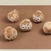Fluffy Pet Plush Squeak Ball Money Bag Shape Bite Resistant Dog Elastic Ball Cartoon Pattern Pet Interactive Ball Pet Supplies