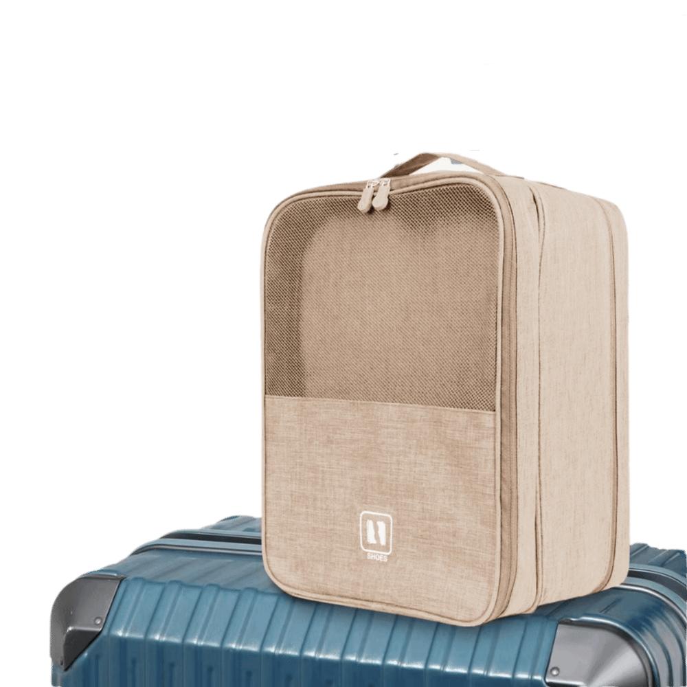 Breathable Mesh Shoes Storage Bag Double Layer Shoes Packaging Pouch  For Business Trip