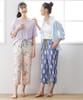 Nissen Loungewear Relaxed Set of Charcoal Floral Print Pink Cat Size 10L Women's Cool-Touch Bottoms, Fit, 3/4 Length, 2, + Print,