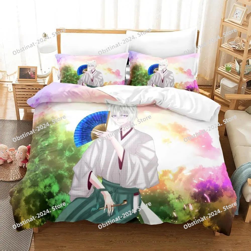 Kamisama Kiss Tomoe Bedding Set Printed Duvet Cover Sheet Pillowcase Bed Soft Quilt Cover Full Queen King Size 3D Print Anime
