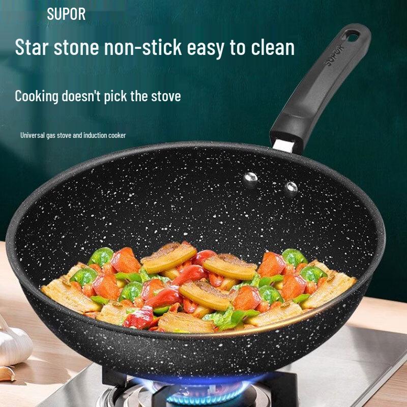 SUPOR Non-stick 304 Stainless Steel Wok