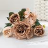 Artificial Flowers Silk Hydrangea Rose Peony Living Room Home vase table Garden Wedding bridal bouquet Diy Holiday Party Decor