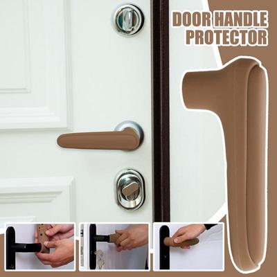 Türgriffabdeckung 2X Türgriff-Polsterbezüge Silikon Anti-Kollisionshülle Für Schlafzimmer Badezimmer Arbeitszimmer Kindersicherheit