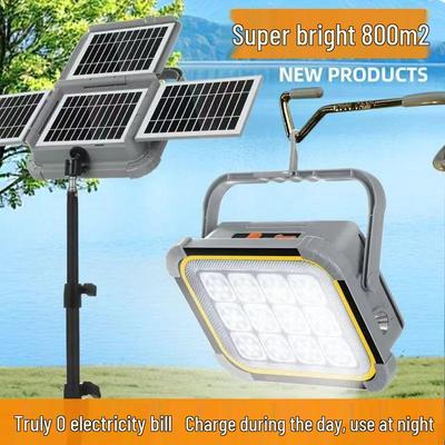 Solar Ultra-Bright Waterproof Rechargeable Outdoor Floodlight