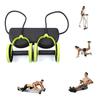 Puller Double-Wheel Abdomen Pull Rope Exercise Muscle Abdominal Equipment