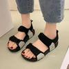 Fashion Open Toe Beach Woman Shoes on Offer Comfortable and Elegant Footwear 2025 Trend Summer Sale Luxury Wholesale Sandals for Women