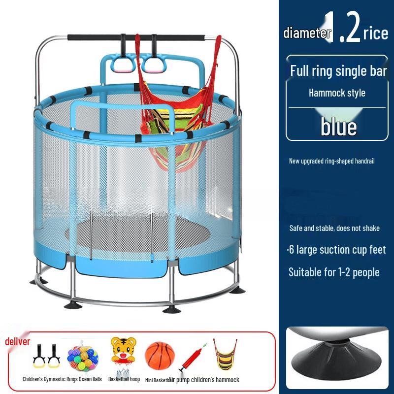 TLXT Kids  Trampoline with Safety Net and Play Set