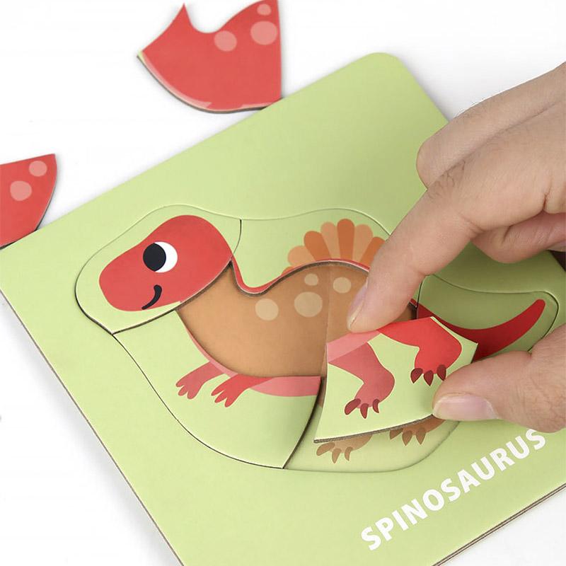 Non-Toxic Children'S Montessori Scene Puzzle Animal Traffic Dinosaur Early Education Cognitive Puzzle Educational Toys For Kids 2-5 Years