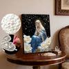 Pearl Painting Kit Virgin Mary Theme Frameless Handicraft DIY Bedroom Decoration Living Room Wall Art Room Decoration Art Craft Decoration