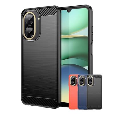 Para Redmi A5 Funda Cubierta Xiaomi Redmi A5 Capas A Prueba de Golpes Armadura Parachoques de Teléfono Trasera de Fibra de Carbono Cubierta Suave de TPU Redmi A5 A 5 Fundas