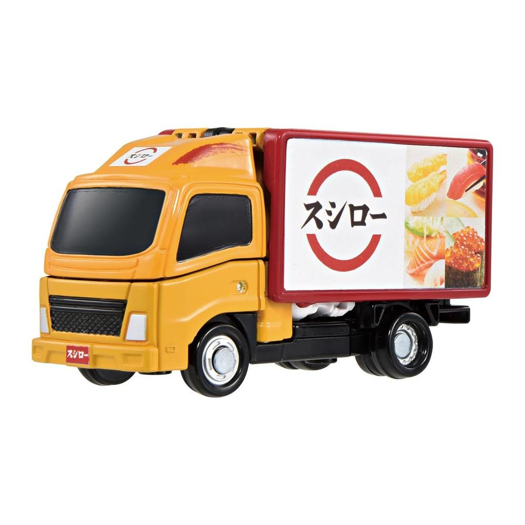 TAKARA TOMY Tomica Heroes Tomica Job Labor JB12 Food Braver Sushiro Reklamní vůz 921172