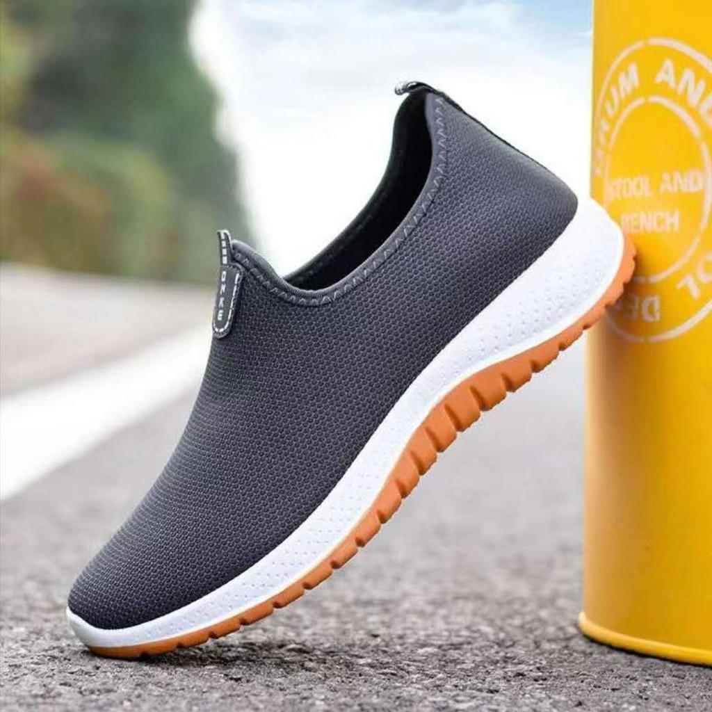 Plátěné Boty, Vycházková obuv, Pánské podrážky Hovězí šlacha se silnou podrážkou, Jeden pedál, Lehké jednoduché boty