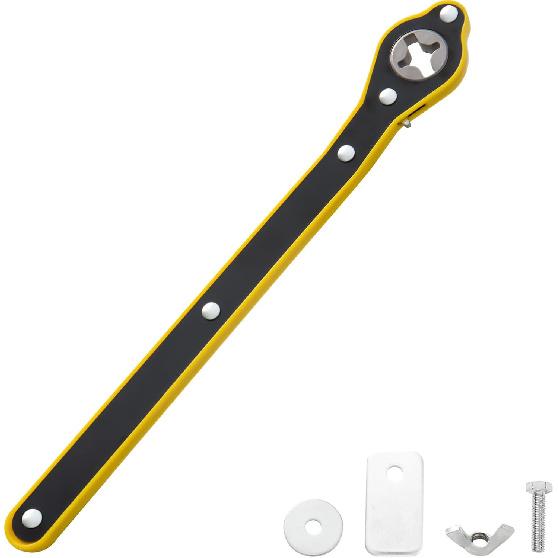Auto Labor-Saving Jack Ratchet Wrench, Universal 360 Degree Swivel Tire Wheel Jack Ratchet Wrench Scissor Jack, Wrench Jack Lift Speed Handle Tool