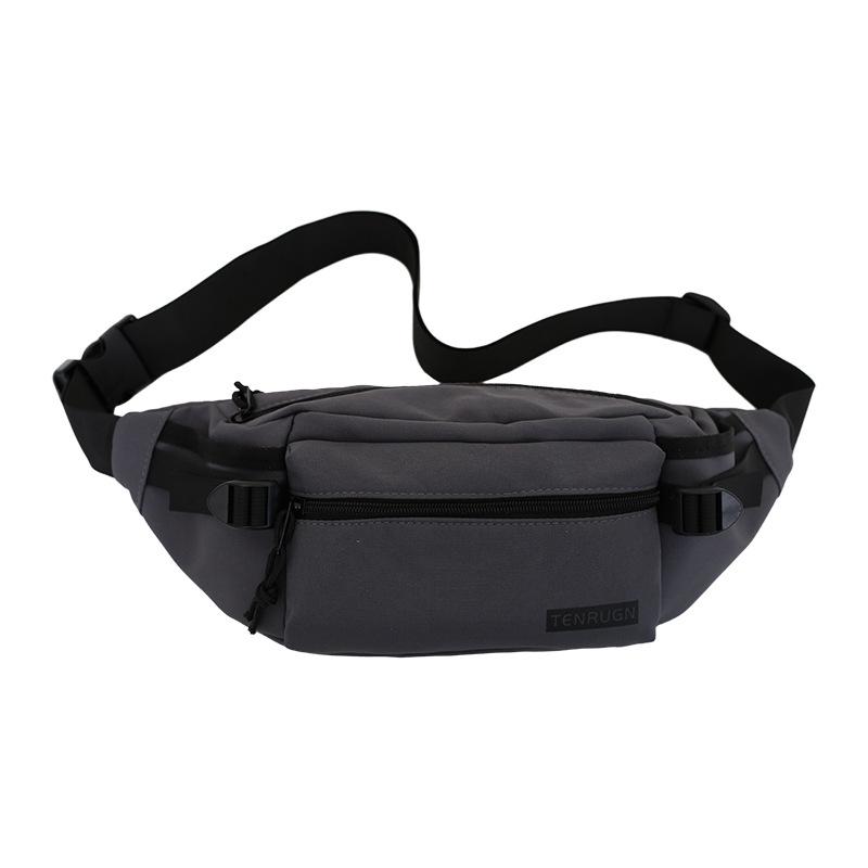 New Messenger Bag Breast Bag for Men and Women Versatile Simple Nylon Cloth Trendy Fashion Breast Bag C-