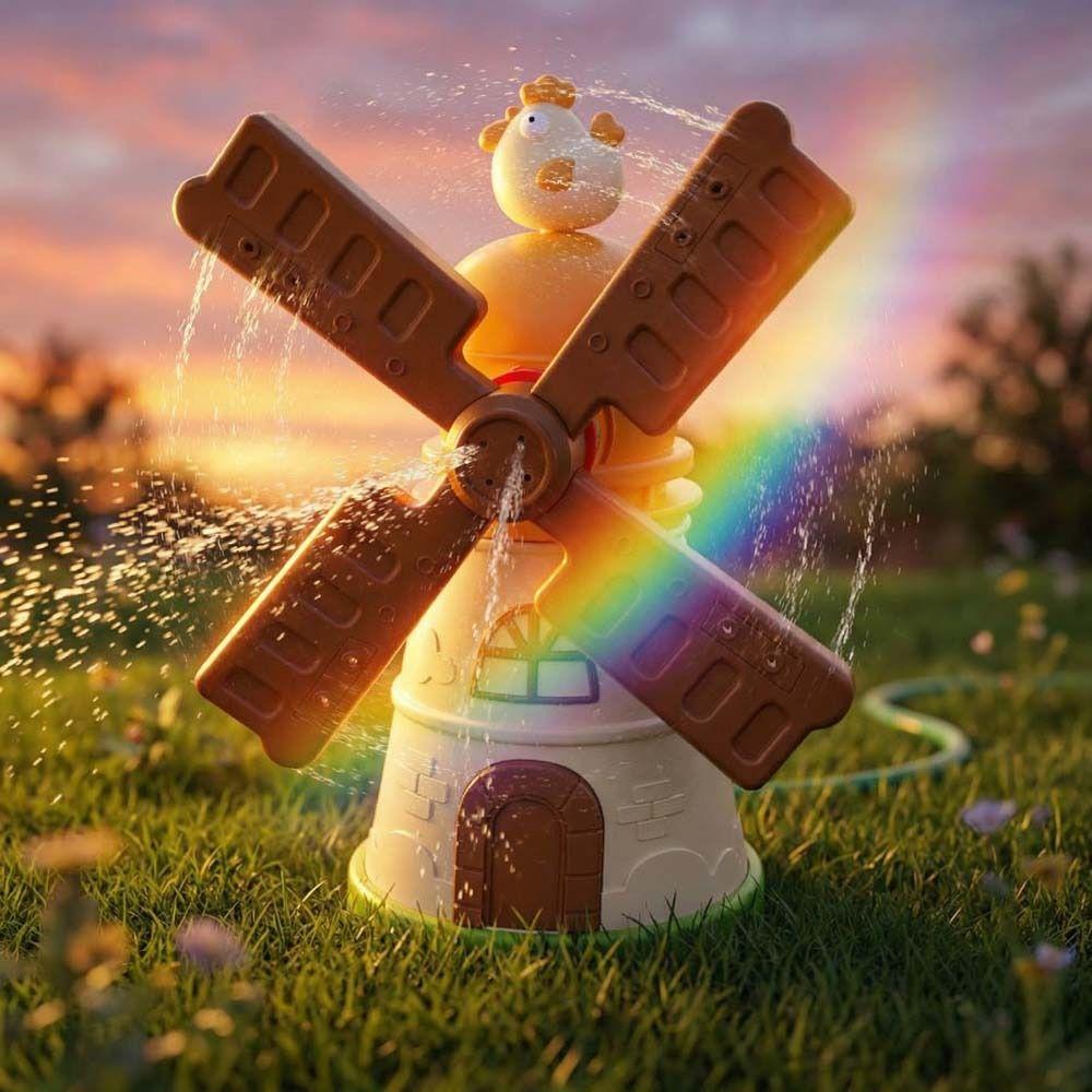 Multipurpose Windmill Sprinkler Interactive Children's Shower Toy  Beach Swimming Pool