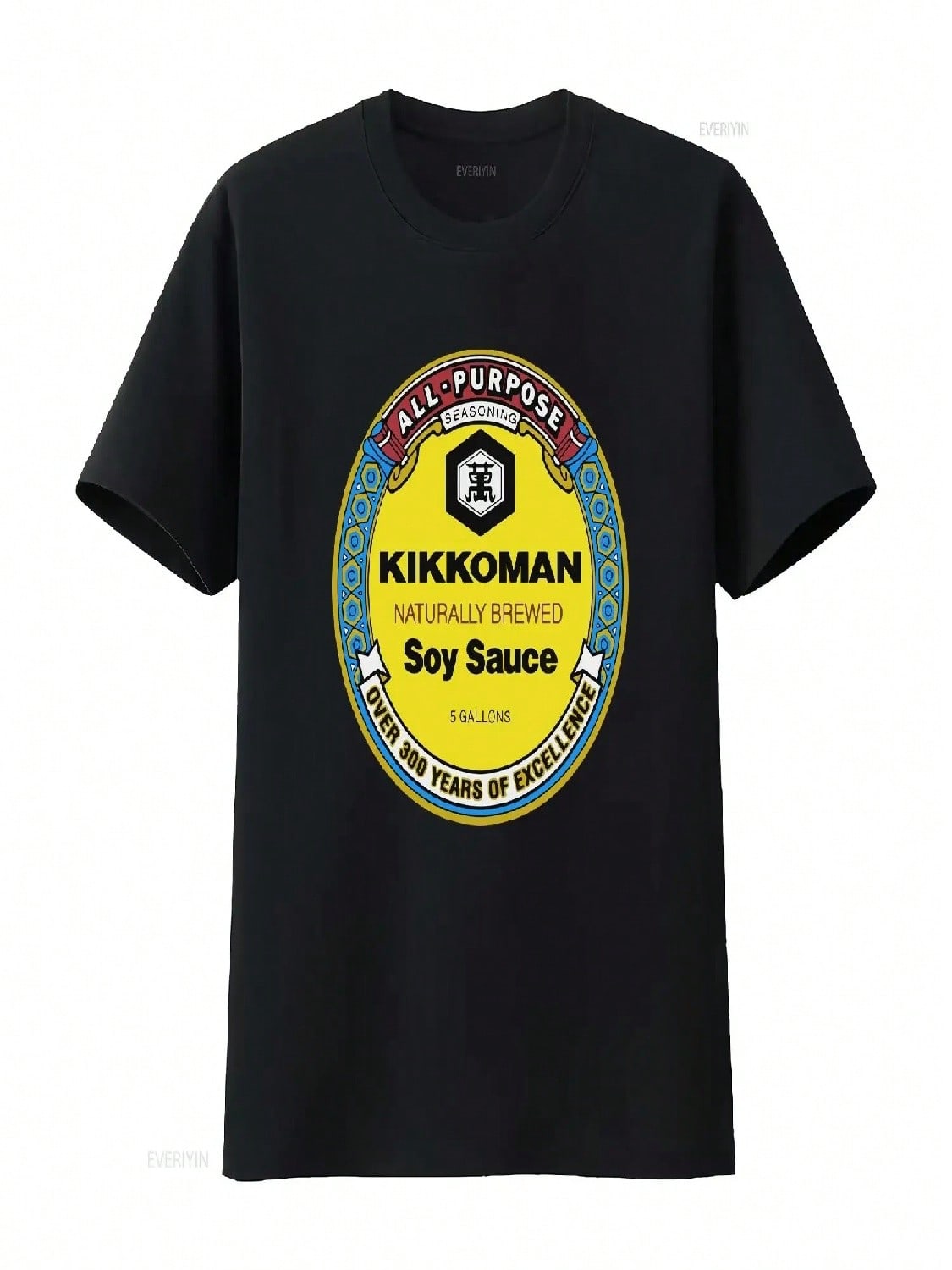 New Purpose Kikkoman Soy Sauce Active Logo American T Shirt Funny Size S To 5XL Vintage Washed Comfortable Stylish Streetwear S разноцветный