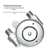MICOE Bathtub Shower Mixer Faucet with Exposed Pipe