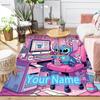Custom 1Pc Mermaid Stitch Moonlight Adventure Rug Office Carpet Indoor Outdoor Entrance Doormat Nonslip Soft And Comfortable Living Room D916313