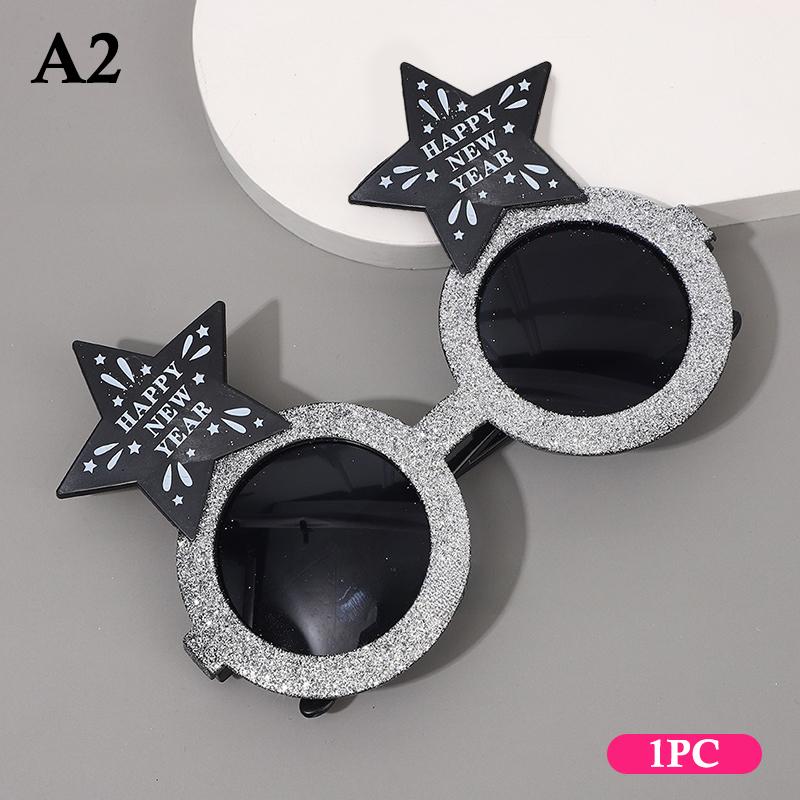 2026  Year Glasses Funny Glasses Eve Party Decoration Po Booth Prop Pc Sunglasses Christmas Supplies 1/3/4Pcs